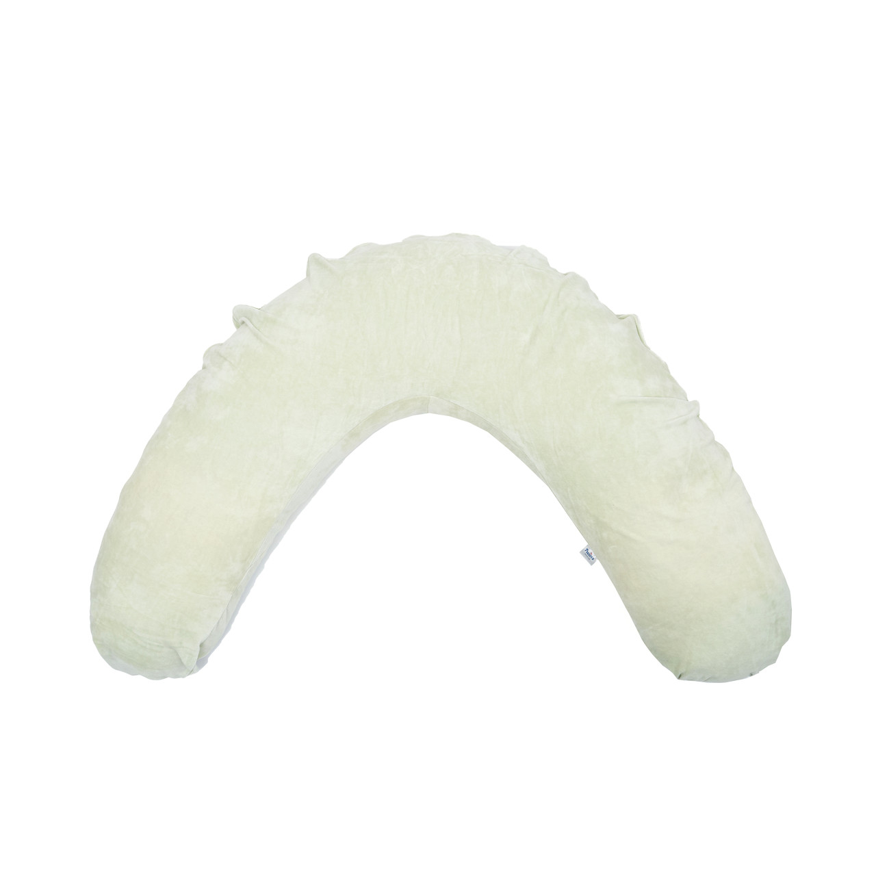 Чохол на подушку для вагітних Twins Multi велюр бавовняний оливковий