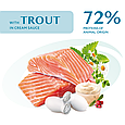 Вологий корм Optimeal Adult Cats Trout cream sause з фореллю в кремовому соусі для дорослих котів, пауч 85г, фото 2