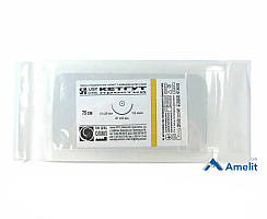 Кетгут простий 5/0, колюча голка (Олімп), 1 шт.