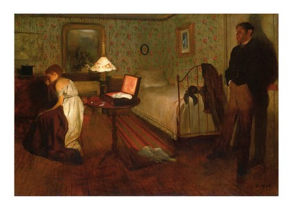 Листівка Edgar Degas - Interior (The Rape), 1868-1869, фото 1
