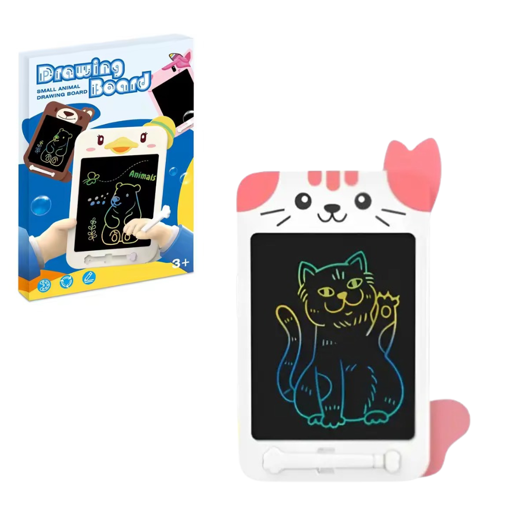 Планшет графічний «Котик» 8.5 дюймів з LSD екраном, CJ-4255401, білий, фото 1