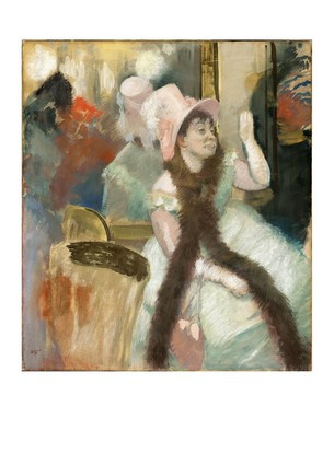 Листівка Edgar Degas - Portrait after a Costume Ball (Portrait of Madame Dietz-Monnin), 1879, фото 1
