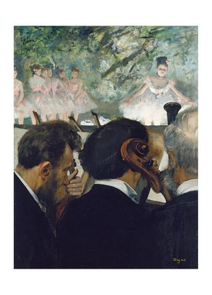 Листівка Edgar Degas - Orchestra Musicians, 1872, фото 1
