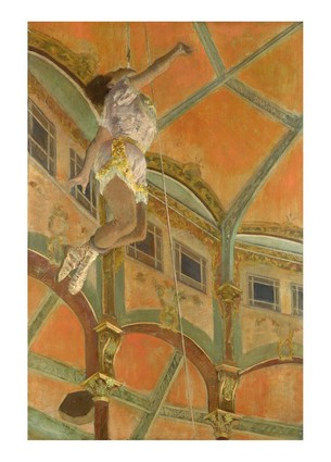 Листівка Edgar Degas - Miss La La at the Cirque Fernando, 1879, фото 1