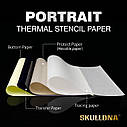 1 шт Трансферний папір Преміум якості для машинного перекладу PORTRAIT Thermal Stencil Paper, фото 7