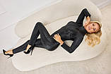 Чорний комбінезон з зміїним принтом Cottelli Collection Party Jumpsuit Snake M, фото 8