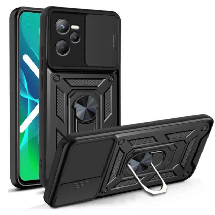 Ударостійкий чохол Camshield Serge Ring for Magnet для Realme C35