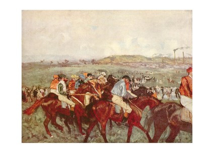 Листівка Edgar Degas - Riders Before the Start, 1862, фото 1