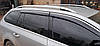 Skoda Octavia A7 Combi (2013-2019) - дефлектори вікон з хромом, фото 4
