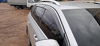 Skoda Octavia A7 Combi (2013-2019) - дефлектори вікон з хромом