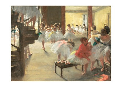 Листівка Edgar Degas - The Dance Class, c. 1879-1880, фото 1