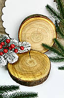 Дерев'яний зріз з вишні (діаметри 14-15 см). Висота 3,5 см