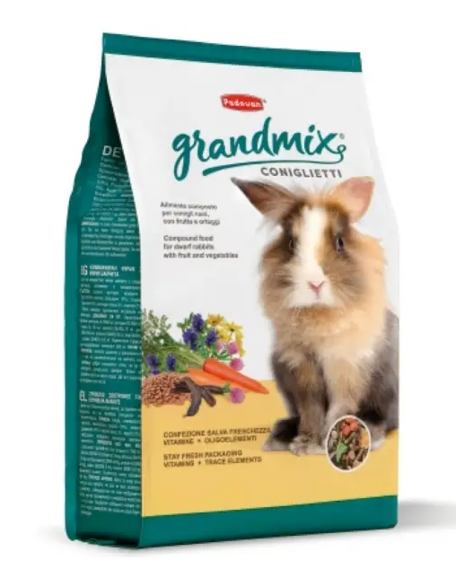 Padovan Grandmix Coniglietti Повнораціонний корм для декоративних кроликів - 3 кг