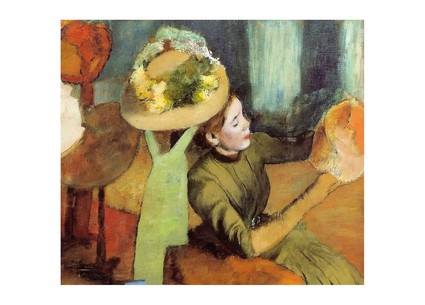 Листівка Edgar Degas - The Millinery Shop (At the milliner's), 1885, фото 1