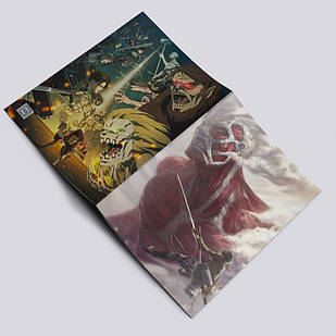 Зошит у клітинку аніме Атака титанів А5 / Attack On Titan / 48 арк. на скобі 006