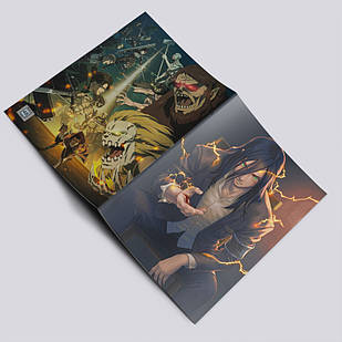 Зошит у клітинку аніме Атака титанів А5 / Attack On Titan / 48 арк. на скобі 013