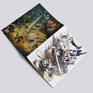 Зошит у клітинку аніме Атака титанів А5 / Attack On Titan / 48 арк. на скобі 018