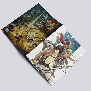 Зошит у клітинку аніме Атака титанів А5 / Attack On Titan / 48 арк. на скобі 022