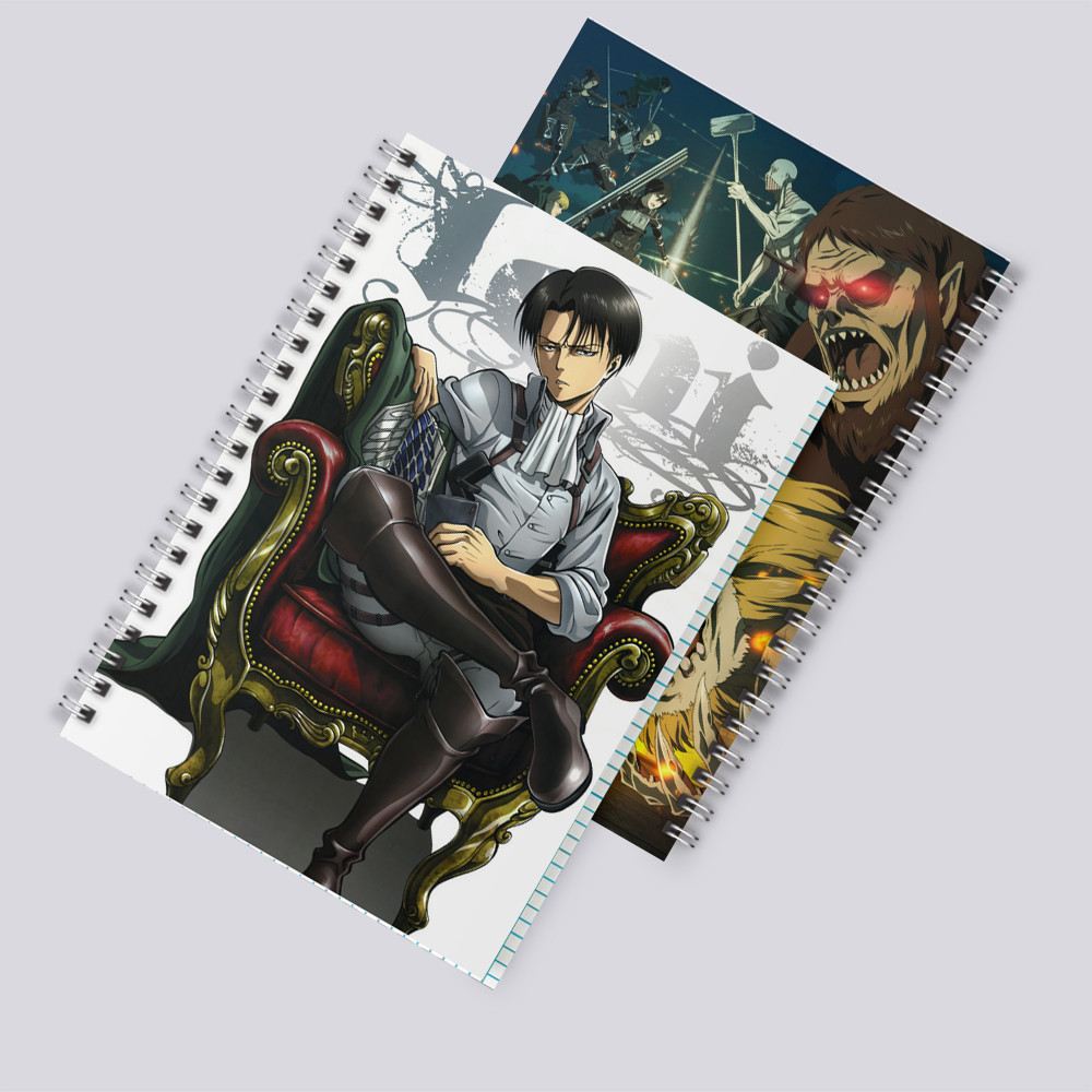 Зошит 48 арк. на пружині у клітинку Attack On Titan / Атака титанів