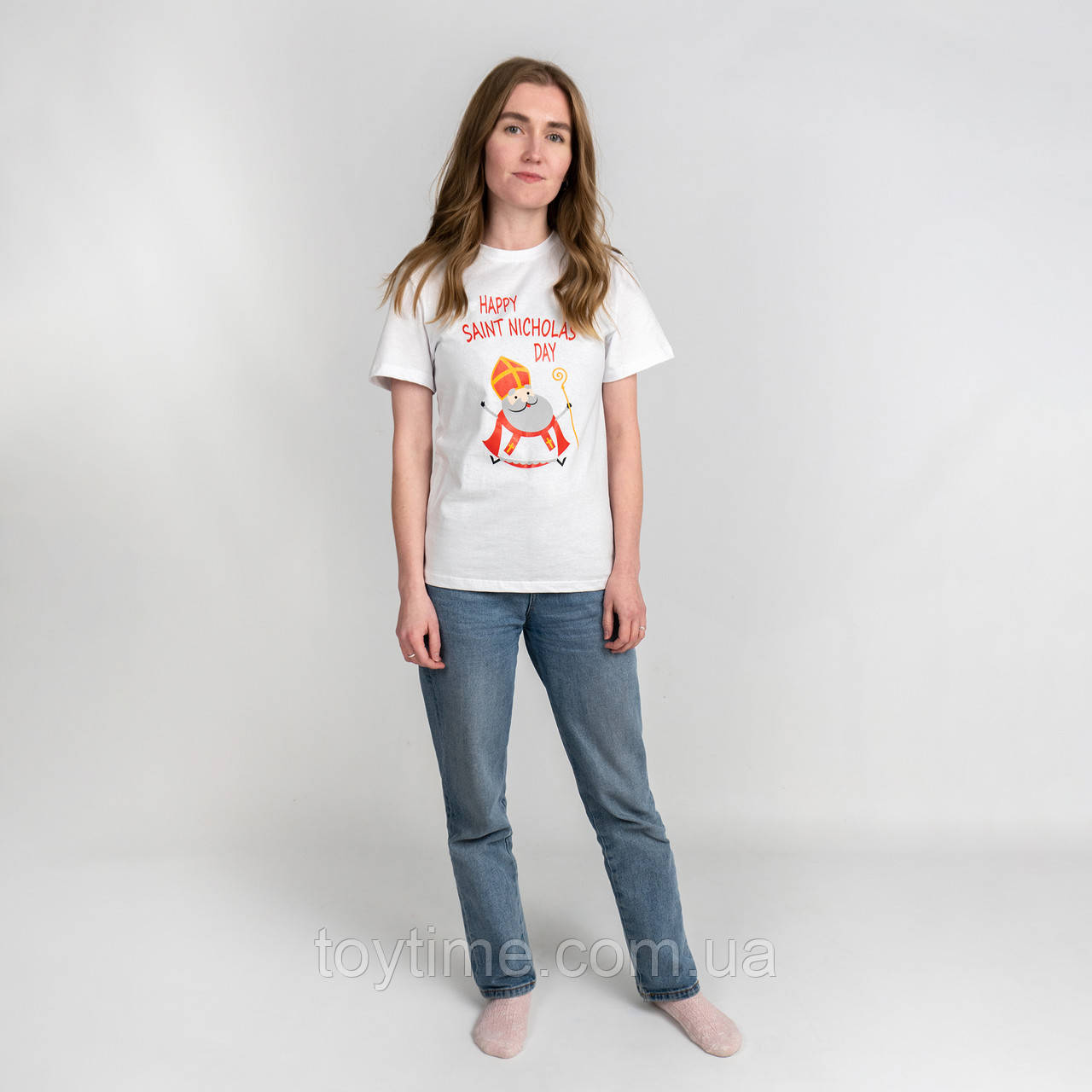 Футболка жіноча з принтом Saint Nicholas, фото 1