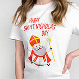 Футболка жіноча з принтом Saint Nicholas, фото 3