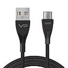 Кабель Type-C Veron SC08 Silicon 2,4A (1m) Black