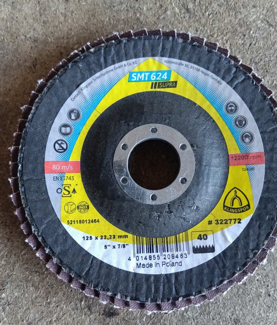Klingspor SMT 624 Supra Р40 пелюстковий торцевий