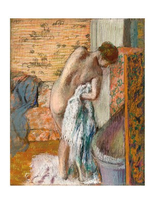 Листівка Edgar Degas - After the Bath (Woman Drying Herself), c. 1896, фото 1