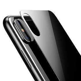 Захисне скло Baseus для iPhone X на задню панель (Пошкоджена упаковка) - 0.3mm, Black (SGAPIPHX-BM01)