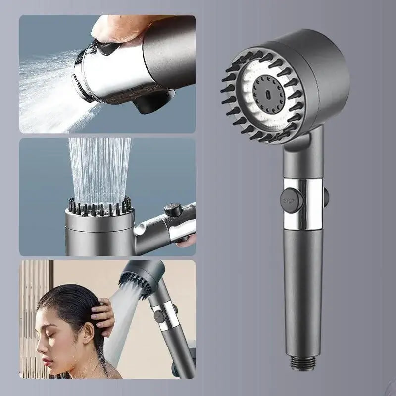 Масажна лійка з обертанням 360° Turbocharged shower head (Уцінка)