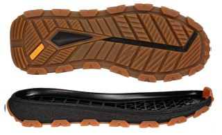 Підошва з термогумового матеріалу для чоловічого взуття Крос-44, розмір: 40-45, Медового кольору, фото 1