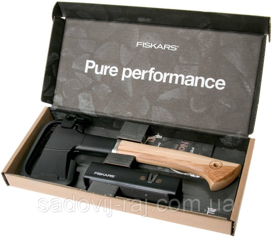 Кемпінговий набір Fiskars Сокира Norden N7 + Точилка Sharpener (1051146) Фінляндія, фото 1