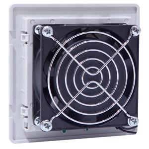 Вентилятор щитовий 34(43) м3/год, 110х110 мм, з решіткою та фільтром