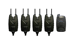 Сигналізатори клювання Sonik VADERX Bite Alarm Set 4+1