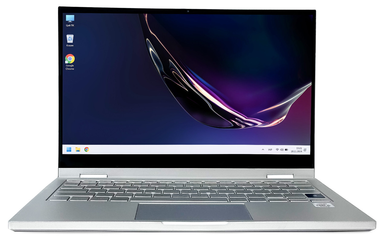 Ноутбук Samsung Galaxy Book Flex Alpha: Core i5-10210U /RAM 8 ГБ /SSD 256 ГБ /13.3" QLED Multitouch