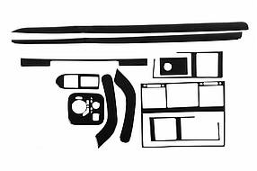 Накладки на панель Карбон для мерседес G сlass W463 1990-2018рр