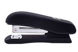 Степлер пластиковий RUBBER TOUCH, 20арк, (скоби №24; 26), 127х54х33мм, чорний, BM.4202-01