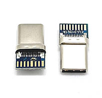 5 шт. Штекер монтажний USB-C 3.1 (CM) 17pin