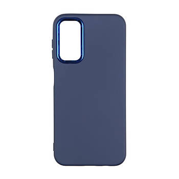 Чохол Silicone Cover Metal frame для Samsung Galaxy A14 4G (A145) / A14 5G (A146) Dark blue