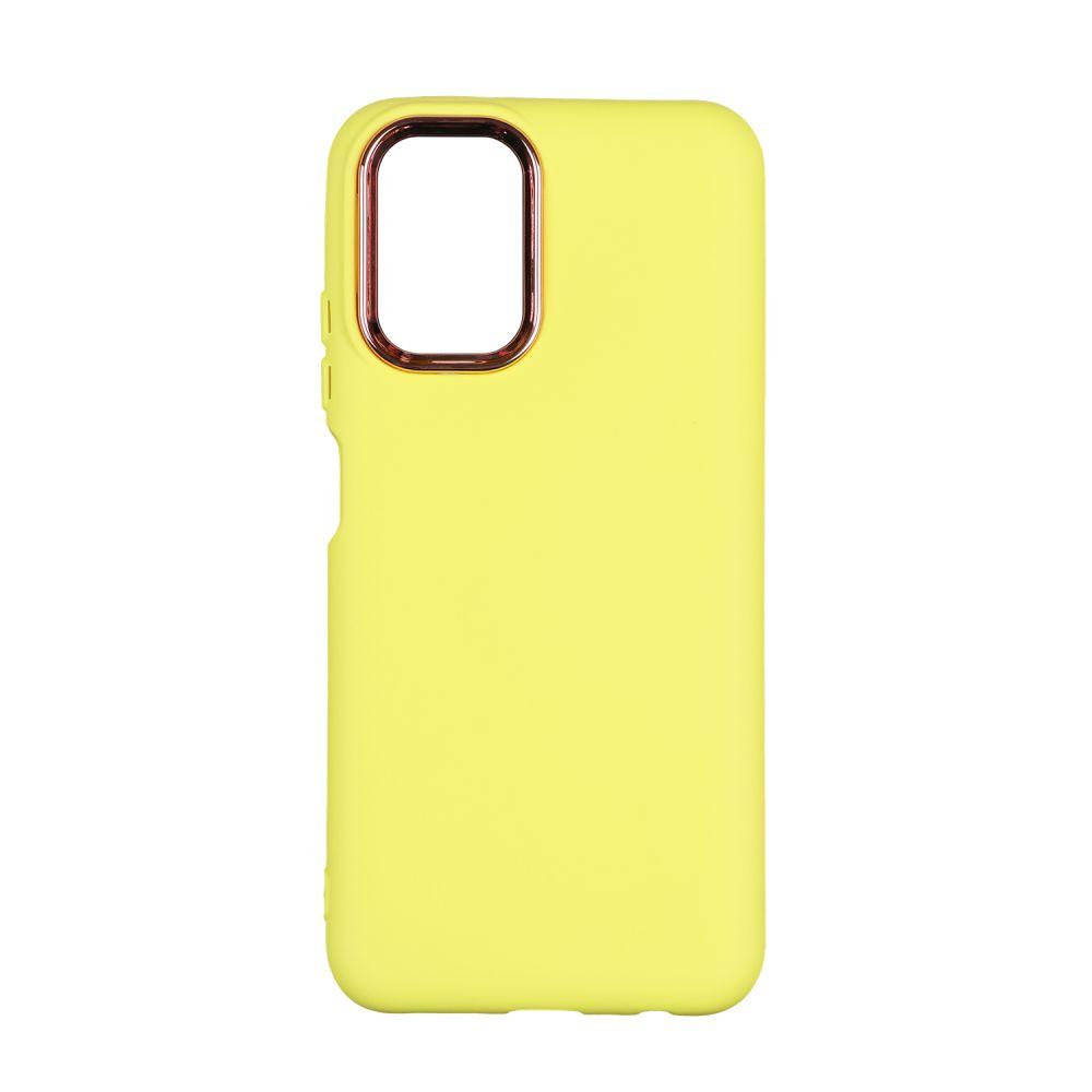 Чохол Silicone Cover Metal frame для Xiaomi Redmi Note 10 / Note 10s Yellow, фото 1