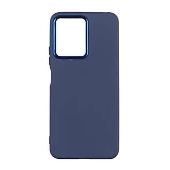 Чохол Silicone Cover Metal frame для Xiaomi Redmi Note 12 Pro+ 5G Dark blue