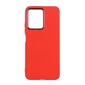 Чохол Silicone Cover Metal frame для Xiaomi Redmi Note 12 Pro+ 5G Red