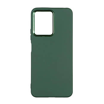 Чохол Silicone Cover Metal frame для Xiaomi Redmi Note 12 Pro+ 5G Army green