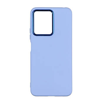 Чохол Silicone Cover Metal frame для Xiaomi Redmi Note 12 Pro+ 5G Sky Blue