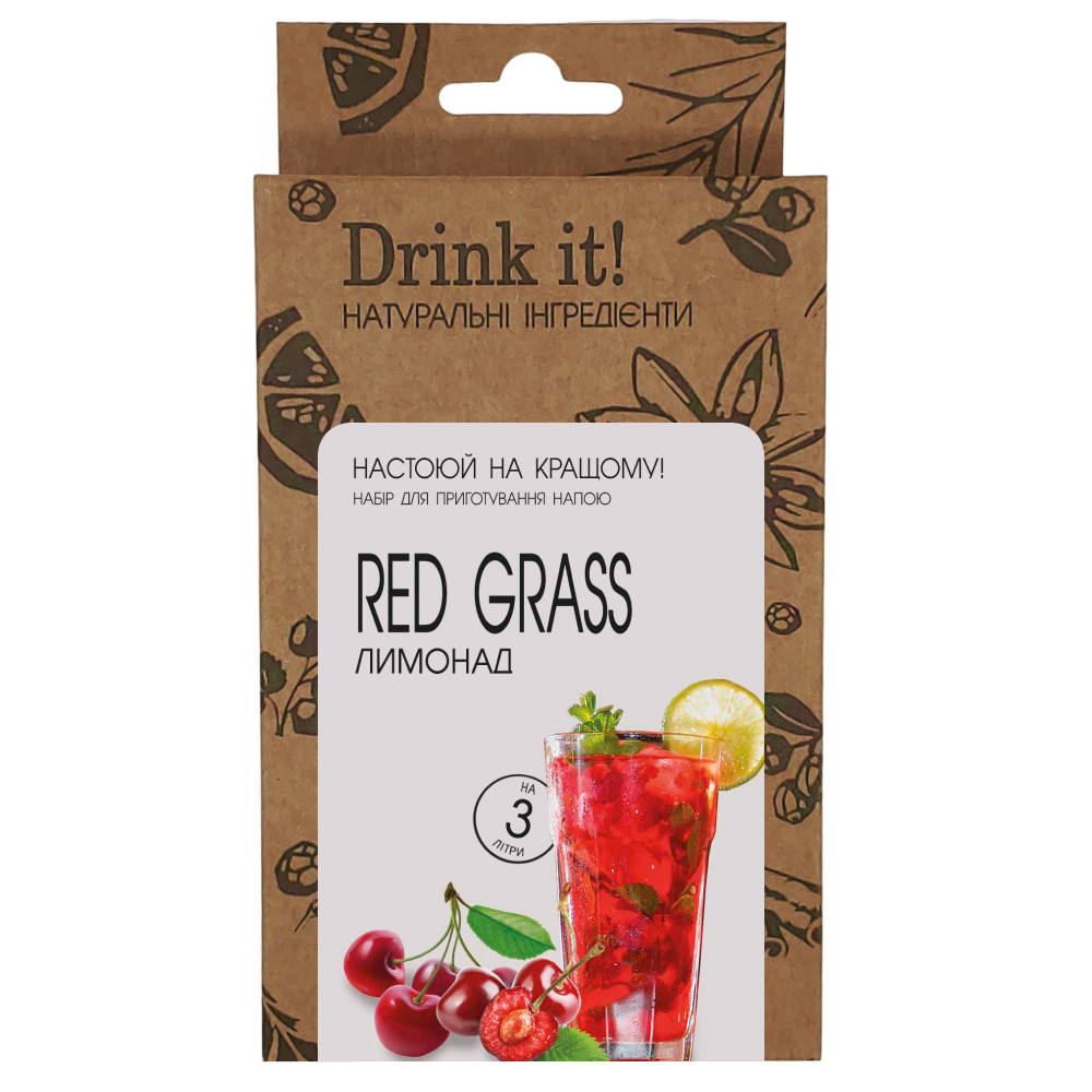 Набір для настоювання Drink it Red Grass лимонад