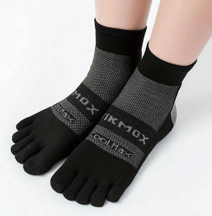 Спортивні шкарпетки з пальцями Tikmox Coolmax socks Expert (41-45) для бігу, фото 1
