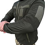 Флісова кофта тактична статутна олива, фото 2