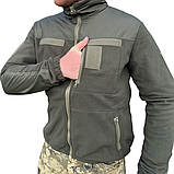 Флісова кофта тактична статутна олива, фото 4