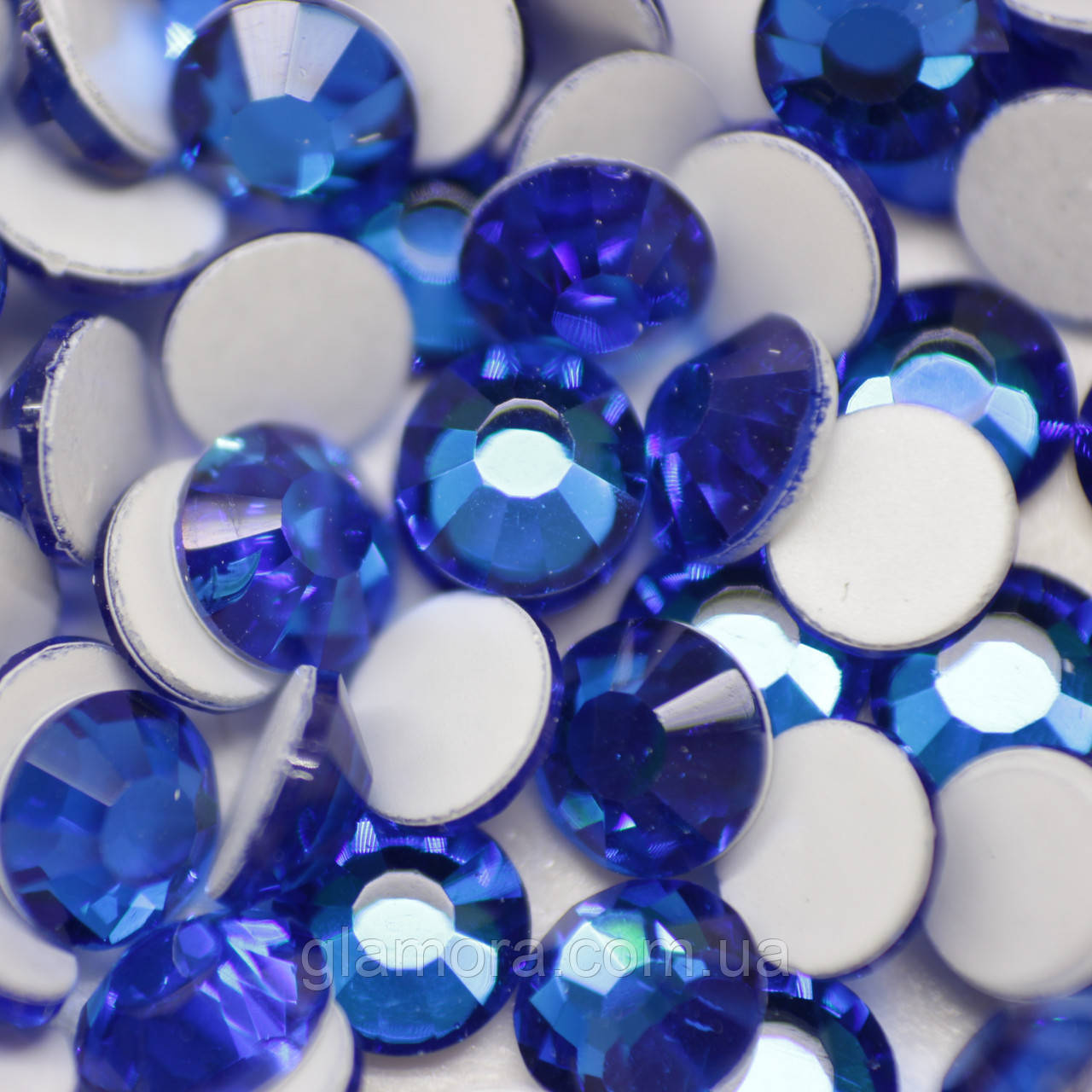 Стрази ДМС+ (Корея)HF Caprie Blue.Розмір ss16(4mm).Гіряча фіксація.Ціна за 100шт