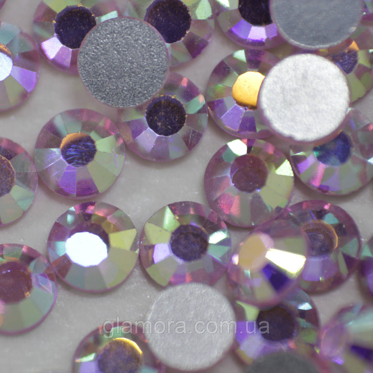 Стрази ДМС+ (Корея)HF. Lt Rose AB.Розмір ss16(4mm).Гіряча фіксація.Ціна за 100 шт., фото 1